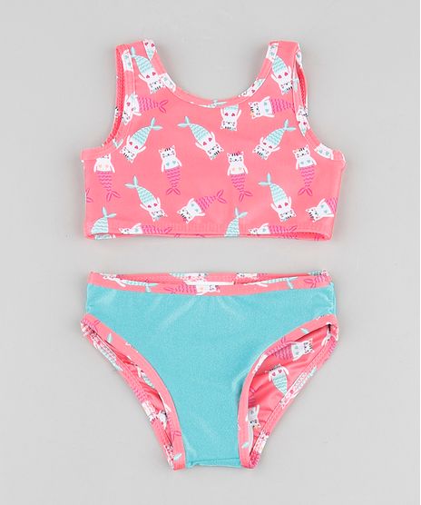Biquini-Infantil-Gato-Sereia-com-Protecao-UV50--Coral-Neon-9889446-Coral_Neon_1