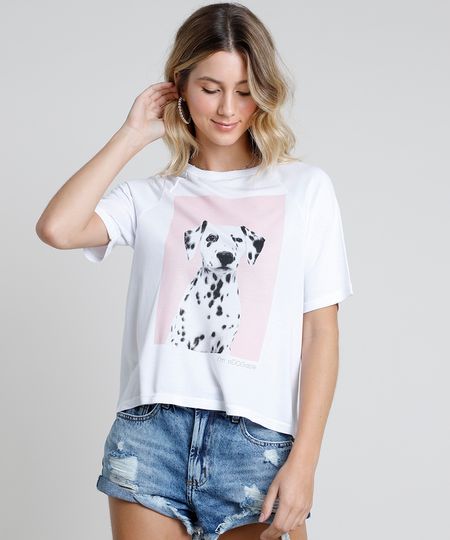 Blusa-Feminina-Dalmata--Adogable--Manga-Curta-Decote-Redondo-Branca-9870675-Branco_1 Blusa-Feminina-Dalmata--Adogable--Manga-Curta-Decote-Redondo-Branca-9870675-Branco_1
