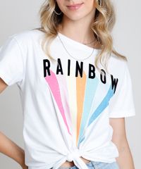 Blusa-Feminina--Rainbow--Arco-Iris-com-No-Manga-Curta-Decote-Redondo-Off-White-9878104-Off_White_4