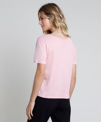 Blusa-Feminina--Queen--Manga-Curta-Decote-Redondo-Rosa-9870629-Rosa_2
