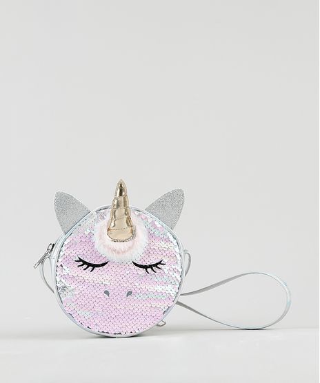 Bolsa-Infantil-Redonda-Unicornio-com-Paete-Dupla-Face-Prateada-9722721-Prateada_1