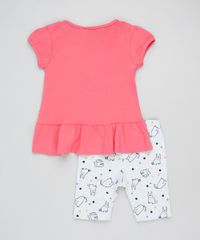 Conjunto-Infantil-Bichinhos-de-Blusa-Manga-Curta-Rosa-Escuro---Short-Estampado--Cinza-Mescla-9895159-Cinza_Mescla_2