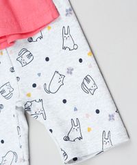 Conjunto-Infantil-Bichinhos-de-Blusa-Manga-Curta-Rosa-Escuro---Short-Estampado--Cinza-Mescla-9895159-Cinza_Mescla_5