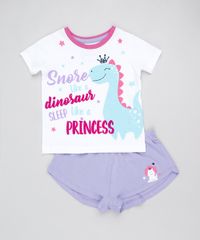 Pijama-Infantil-Dinossauro-Manga-Curta--Branco-9876982-Branco_1