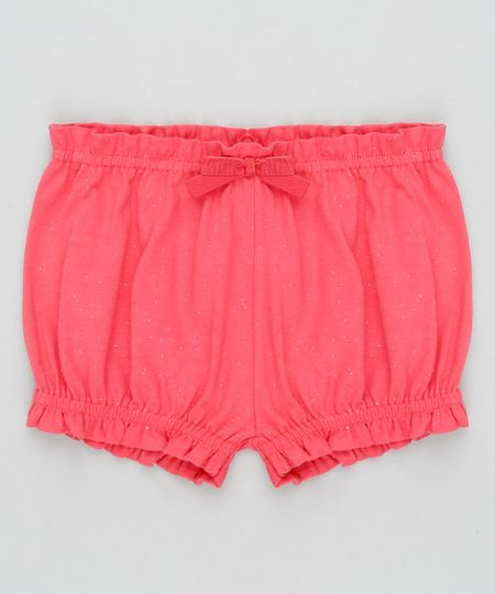 Short-Infantil-Balone-com-Glitter-e-Laco-Rosa-Escuro-9909946-Rosa_Escuro_1