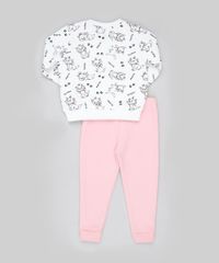 Conjunto-Infantil-Marie-de-Blusao-Estampado-em-Moletom-Branco---Calca-Rosa-9885326-Rosa_2