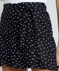 Short-Saia-Feminino-Cintura-Alta-Estampado-de-Poa-com-Babado-Preto-9901523-Preto_4