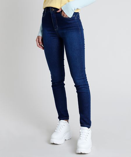 Calca-Jeans-Feminina-Sawary-Skinny-Compressora-Cintura-Alta-Azul-Escuro-9619286-Azul_Escuro_1