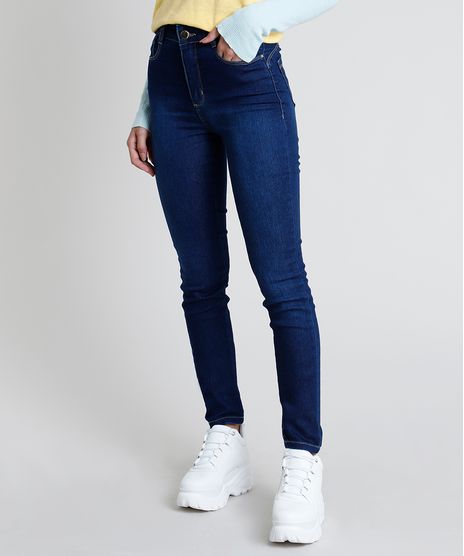 Calca-Jeans-Feminina-Sawary-Skinny-Compressora-Cintura-Alta-Azul-Escuro-9619286-Azul_Escuro_1
