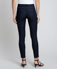 Calca-Jeans-Feminina-Sawary-Cigarrete-Cintura-Alta-com-Fivela-e-Recorte-Azul-Escuro-9857017-Azul_Escuro_2