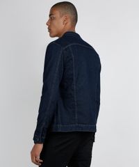 Jaqueta-Jeans-Masculina-com-Bolsos-Azul-Escuro-9876037-Azul_Escuro_2