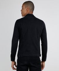 Jaqueta-de-Sarja-Masculina-com-Bolsos-Preta-9876053-Preto_2