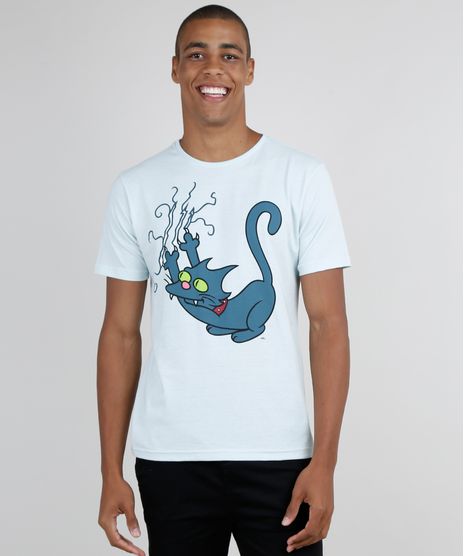 Camiseta-Masculina-Bola-de-Neve-Os-Simpsons-Manga-Curta-Gola-Careca-Azul-Claro-9824361-Azul_Claro_1