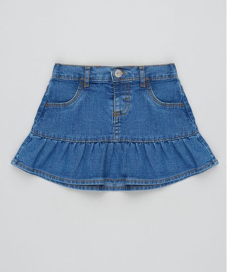 Saia-Jeans-Infantil-com-Babado-Azul-Escuro-9894182-Azul_Escuro_1