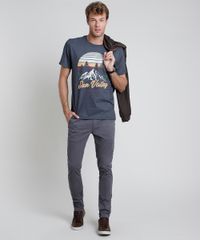 Camiseta-Masculina--Sun-Valley--Manga-Curta-Gola-Careca-Cinza-Mescla-Escuro-9869511-Cinza_Mescla_Escuro_3