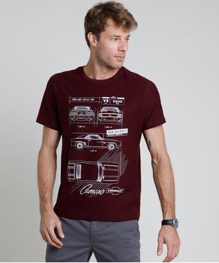 Camiseta-Masculina-Chevrolet-Camaro-Manga-Curta-Gola-Careca-Vinho-9870286-Vinho_1