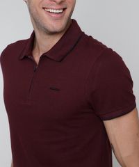 Polo-Masculina-Slim-em-Piquet-com-Ziper-Vinho-9867092-Vinho_4