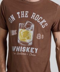 Camiseta-Masculina--Whiskey--Manga-Curta-Gola-Careca-Marrom-9870290-Marrom_4