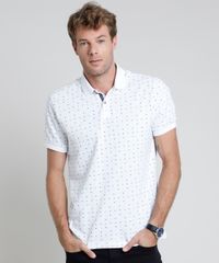 Polo-Masculina-Comfort-em-Piquet-Estampada-Mini-Print-Geometrica-Manga-Curta-Off-White-9869670-Off_White_1