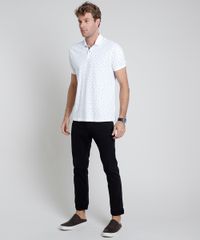 Polo-Masculina-Comfort-em-Piquet-Estampada-Mini-Print-Geometrica-Manga-Curta-Off-White-9869670-Off_White_3