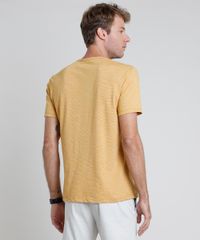 Camiseta-Masculina--Adventure--Listrada-Manga-Curta-Gola-Careca-Mostarda-9455928-Mostarda_2