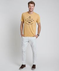 Camiseta-Masculina--Adventure--Listrada-Manga-Curta-Gola-Careca-Mostarda-9455928-Mostarda_3