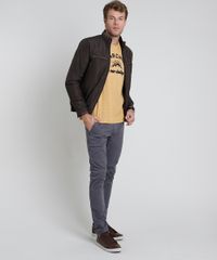 Camiseta-Masculina--Searching--Listrada-Manga-Curta-Gola-Careca-Mostarda-9612098-Mostarda_3