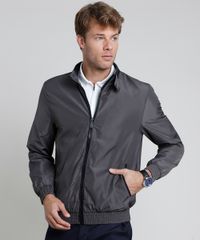 Jaqueta-Bomber-Masculina-Slim-com-Bolsos-Chumbo-9816123-Chumbo_1