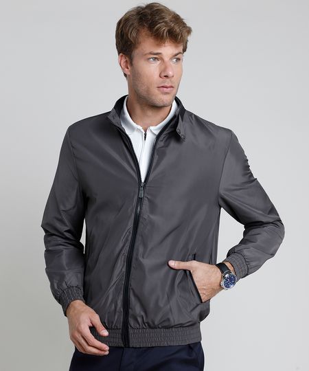Jaqueta-Bomber-Masculina-Slim-com-Bolsos-Chumbo-9816123-Chumbo_1 Jaqueta-Bomber-Masculina-Slim-com-Bolsos-Chumbo-9816123-Chumbo_1