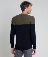 Sueter-Masculino-em-Trico-Texturizado-Bicolor-Azul-Marinho-9801194-Azul_Marinho_2