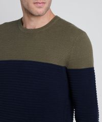 Sueter-Masculino-em-Trico-Texturizado-Bicolor-Azul-Marinho-9801194-Azul_Marinho_4