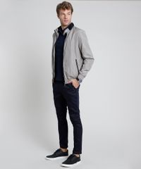 Jaqueta-Bomber-Masculina-Slim-com-Bolsos-Bege-9816123-Bege_3