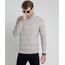 Sueter-Masculino-em-Trico-Texturizado-Gola-Alta-Bege-Claro-9801198-Bege_Claro_1