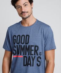 Camiseta-Masculina--Good-summer-day--Manga-Curta-Gola-Careca-Azul-9869834-Azul_4
