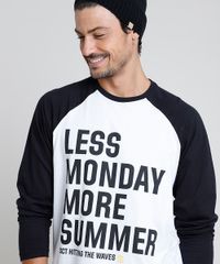 Camiseta-Masculina--Less-Monday-more-summer--Raglan-Manga-Longa-Gola-Careca-Off-White-9871265-Off_White_4