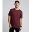 Camiseta-Masculina-com-Bolso-Manga-Curta-Gola-Careca-Vinho-9878044-Vinho_1