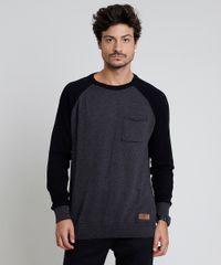 Sueter-Masculino-em-Trico-Com-Bolso-Raglan-Cinza-Escuro-9789022-Cinza_Escuro_1 Sueter-Masculino-em-Trico-Com-Bolso-Raglan-Cinza-Escuro-9789022-Cinza_Escuro_1
