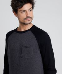 Sueter-Masculino-em-Trico-Com-Bolso-Raglan-Cinza-Escuro-9789022-Cinza_Escuro_4 Sueter-Masculino-em-Trico-Com-Bolso-Raglan-Cinza-Escuro-9789022-Cinza_Escuro_4