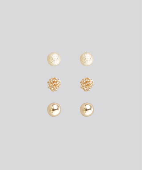 Kit-de-3-Brincos-Dourado-8597527-Dourado_1