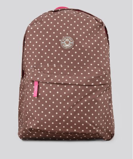 Mochila-Estampada-de-Poa-Marrom-8654659-Marrom_1