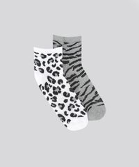 Kit-de-2-Meias-Estampadas-Animal-Print-Multicor-8535903-Multicor_1