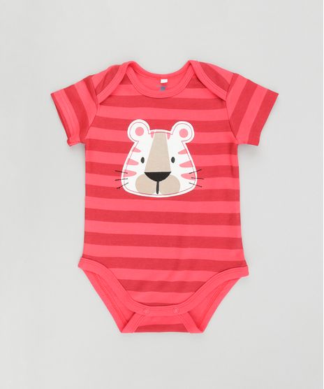 Body-Listrado--Tigre--em-Algodao---Sustentavel-Vermelho-8499687-Vermelho_1