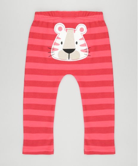 Calca-Listrada--Tigre--em-Algodao---Sustentavel-Vermelha-8499544-Vermelho_1