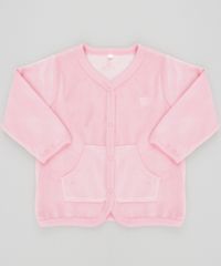 Cardigan-em-Plush-de-Algodao---Sustentavel-Rosa-Medio-8499455-Rosa_Medio_1