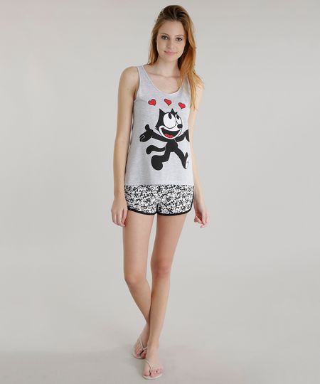 Pijama-Gato-Felix-Cinza-Mescla-8572970-Cinza_Mescla_1 Pijama-Gato-Felix-Cinza-Mescla-8572970-Cinza_Mescla_1
