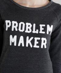 Blusao--Problem-Maker--em-Moletom-Cinza-Mescla-Escuro-8605599-Cinza_Mescla_Escuro_4 Blusao--Problem-Maker--em-Moletom-Cinza-Mescla-Escuro-8605599-Cinza_Mescla_Escuro_4