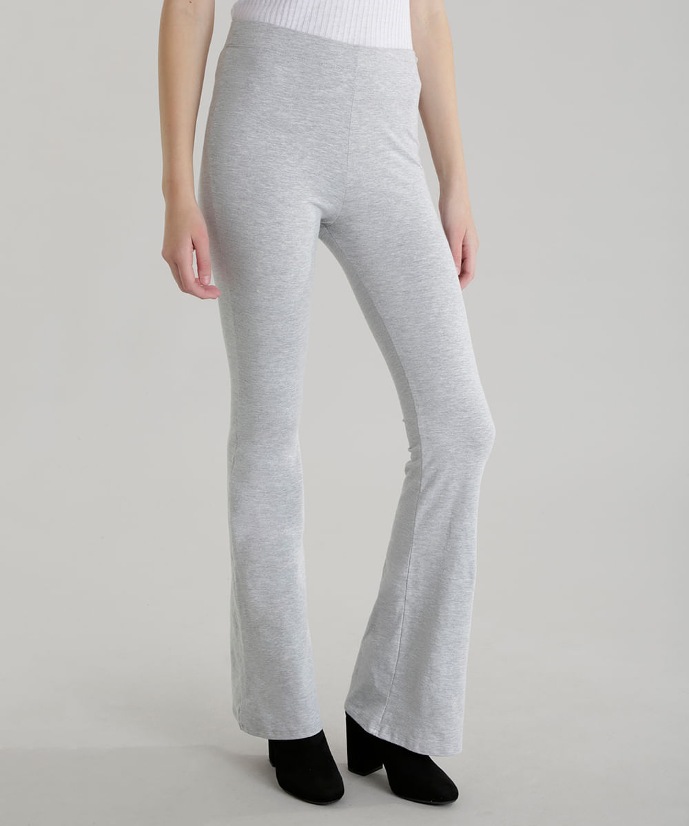 calça bailarina cinza