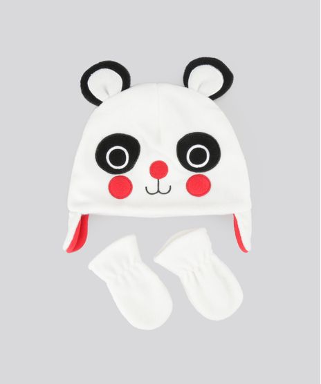 Kit-de-Gorro---Luva--Panda--em-Plush-Off-White-8489951-Off_White_1