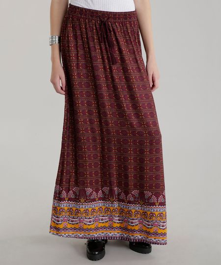Saia-Longa-Estampada-Floral-Vinho-8545211-Vinho_1