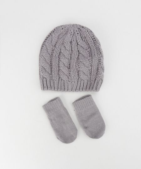 Kit-de-Gorro---Luvas-em-Trico-Cinza-8569434-Cinza_1
